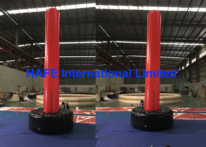 5m Battery Lighting Inflatable Float Tube Advertising Use On Water With 2m Base