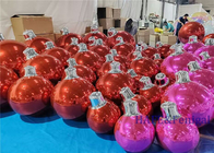 Indoor Outdoor Inflatable Christmas Ornaments Mirror Ball Balloons For Festival Activities