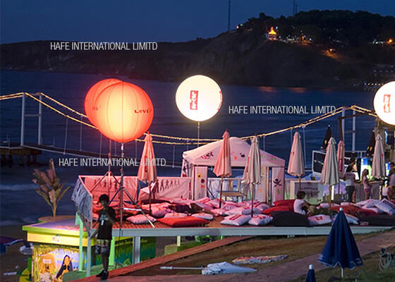 HMI 575W Film Grade Event Inflatable Led Balloon Lights  Crystal Type
