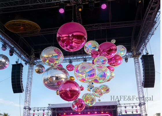 Colored Mirror Reflective Plate PVC Mirror Spherical Active Decoration