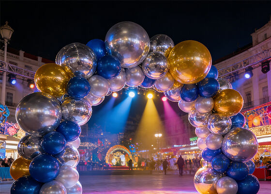 ইভেন্টের জন্য উপযুক্ত বড় পিভিসি inflatable আয়না বেলুন মঞ্চ পার্টি বিজ্ঞাপন এবং কর্মক্ষমতা সজ্জা