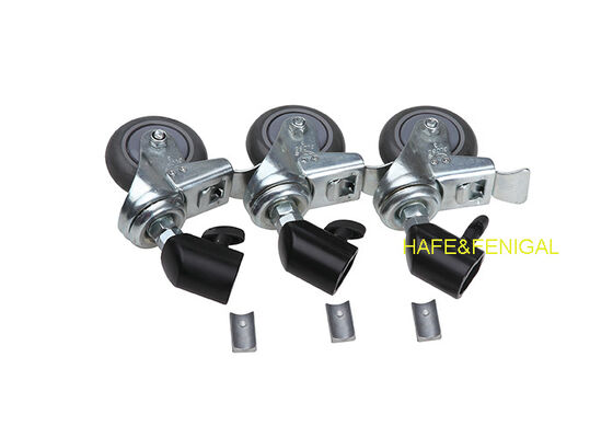 Magic Leg Caster Wheels PU-Steel Locking Casters For Heavy Film or TV Rigging