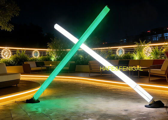 Dual White Or RGBW Pixel LED Innovative Inflatable Lock-Air System Tube Structure Light