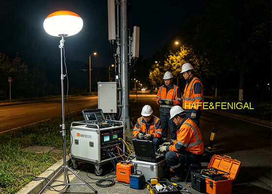 সান এলইডি 80 এসপি পোর্টেবল এলইডি বেলুন লাইট 80W এলইডি ফ্রি-গ্লেয়ার আলো এবং মোবাইল কাজের জন্য এসি / ডিসি পাওয়ার সামঞ্জস্যের সাথে