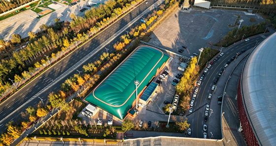 Inflatable Air Tent Portable Waterproof Shelter Ideal for Outdoor Camping Festivals Emergency and Temporary Accommodation