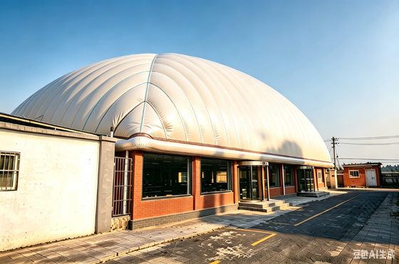 Inflatable Air Tent weather resistant material combined with stable air frame structure for in outdoor exhibitions and events